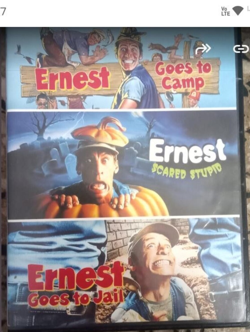Ernest Movie Poster Collage Wall Art - Multicolor
